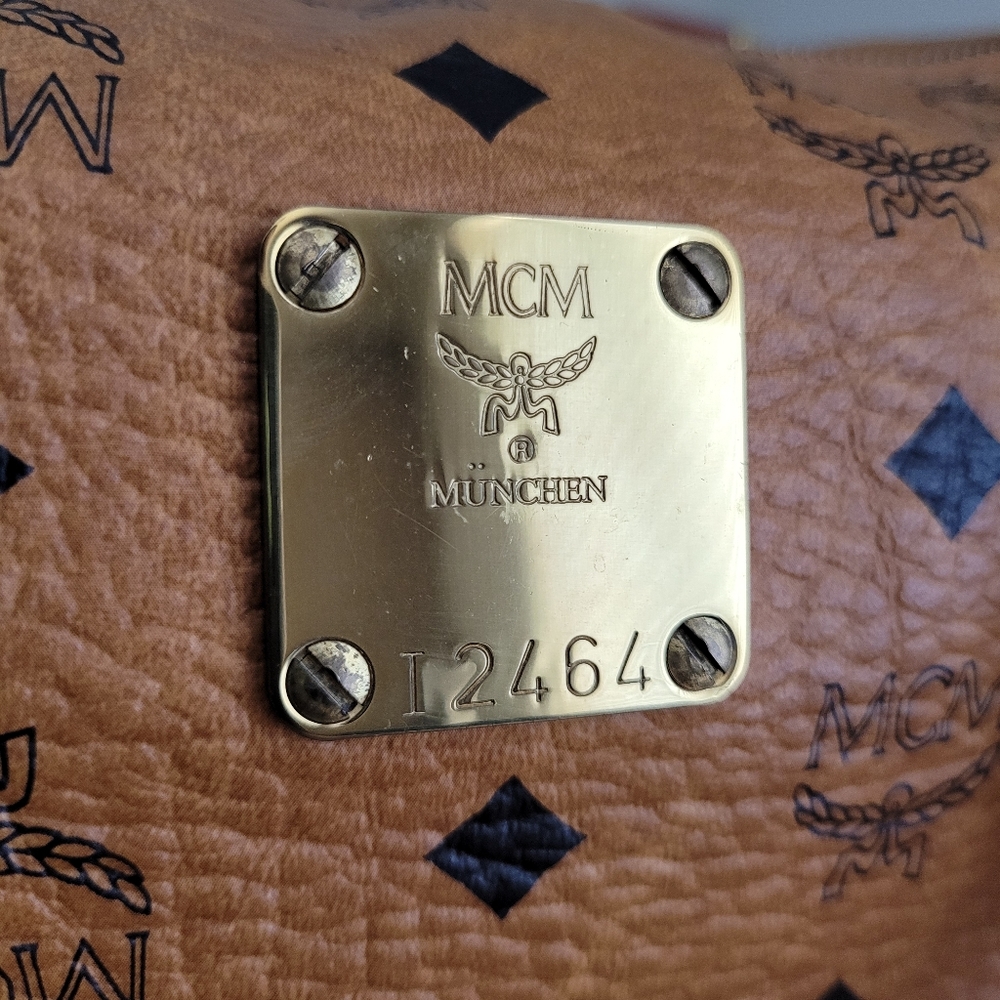 Vintage MCM Visetos Boston Bag - Picture 10 of 13